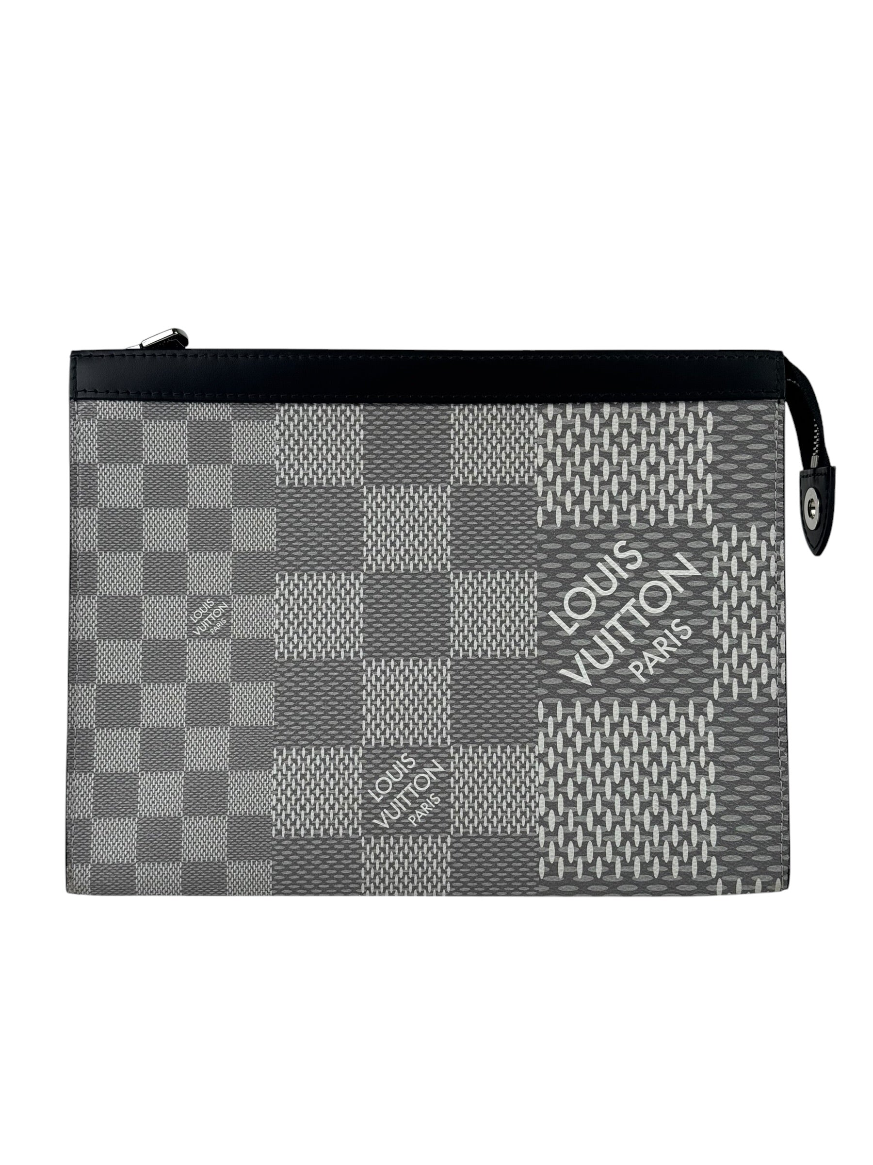 Louis Vuitton 3D Damier Graphite Grey Pochette Voyage