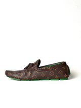 Louis Vuitton Monogram Macassar Driver Loafers 3