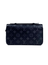 Louis Vuitton Eclipse Monogram Zippy Travel Wallet 1