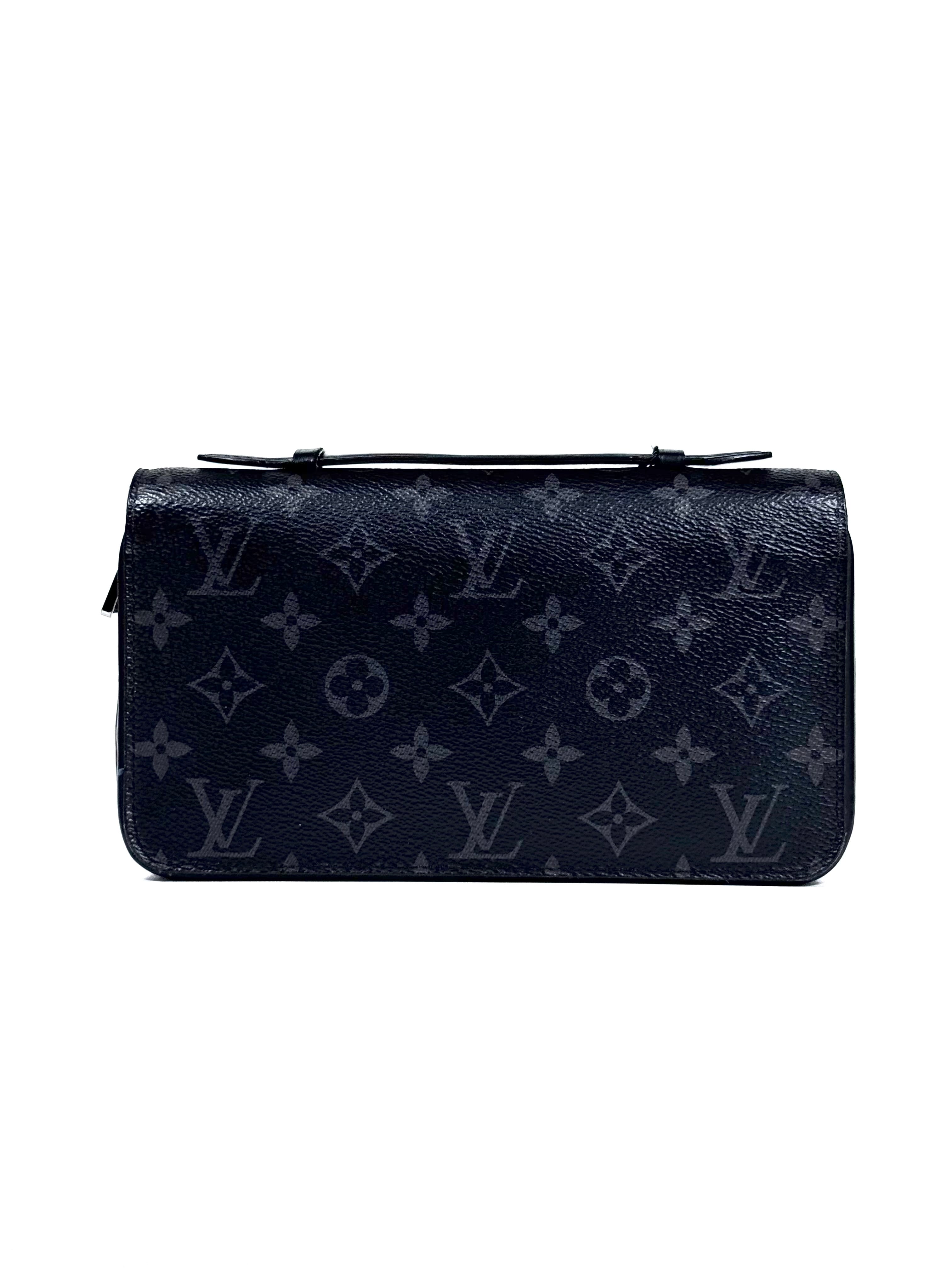 Louis Vuitton Eclipse Monogram Zippy Travel Wallet