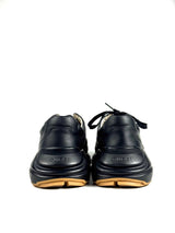 Gucci Logo Rainbow Black Leather Rhyton Sneakers 4