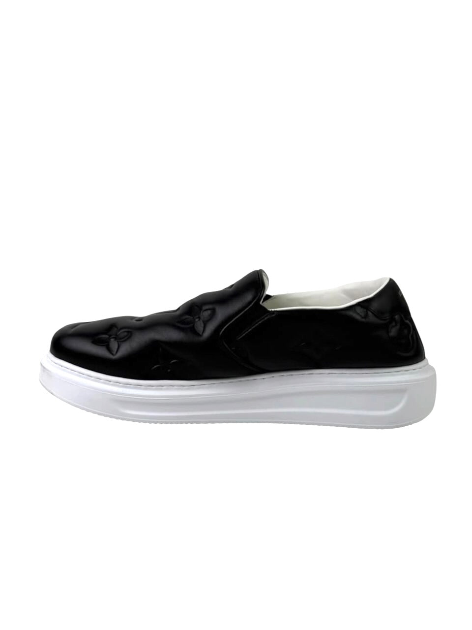 Louis Vuitton Beverly Monogram Jumbo Black Leather Slip On