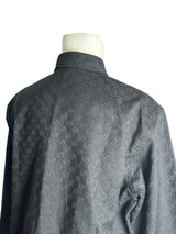Gucci GG Supreme Black Denim Long Shirt 4