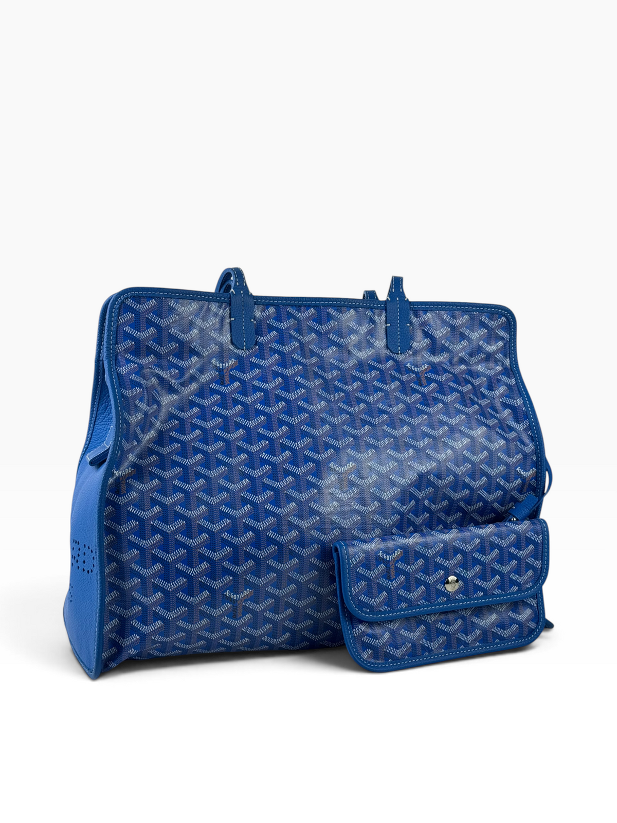 Goyard Sac Harby PM Blue Tote Bag