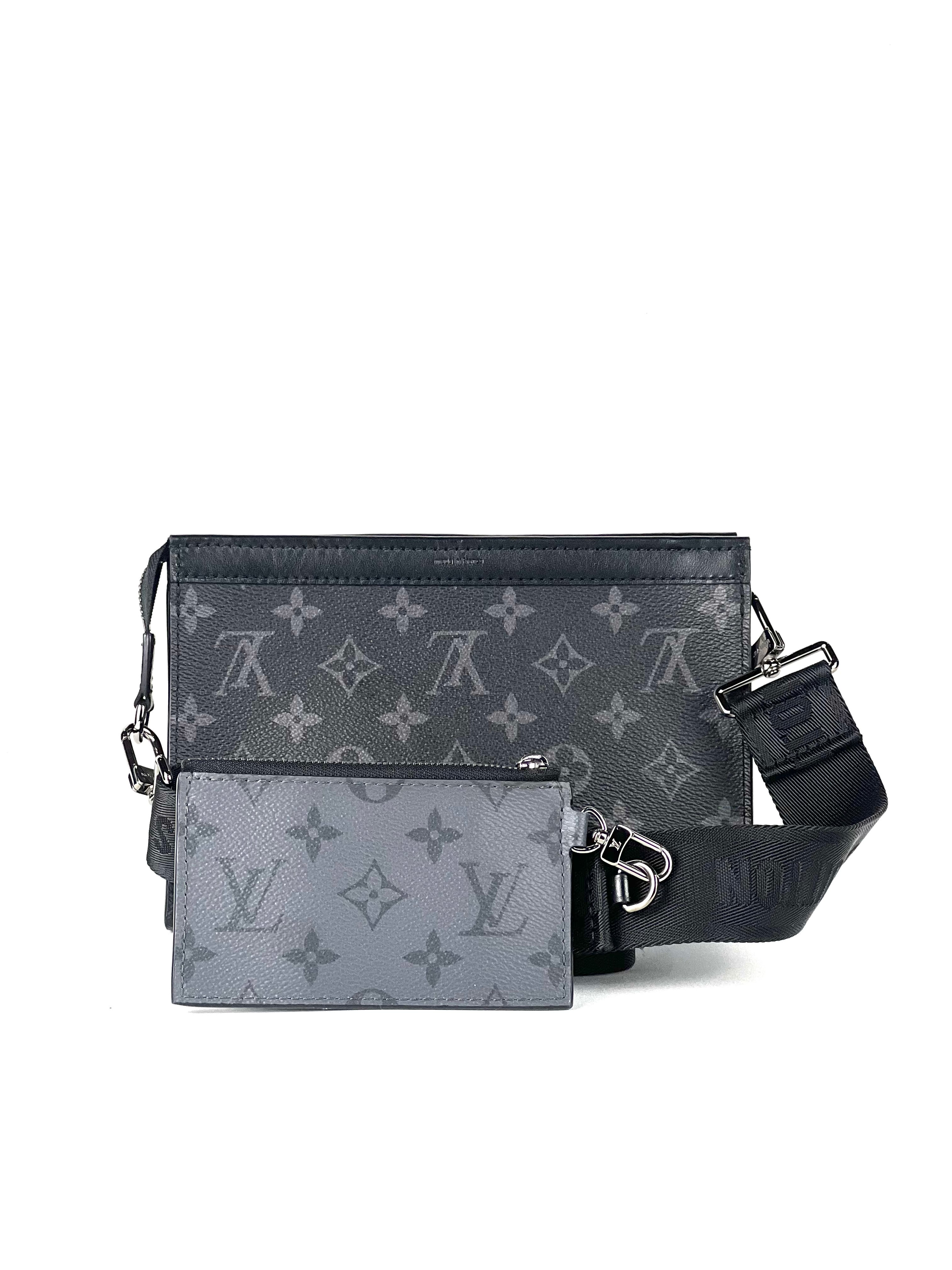 Louis Vuitton Eclipse Monogram Gaston Messenger Bag