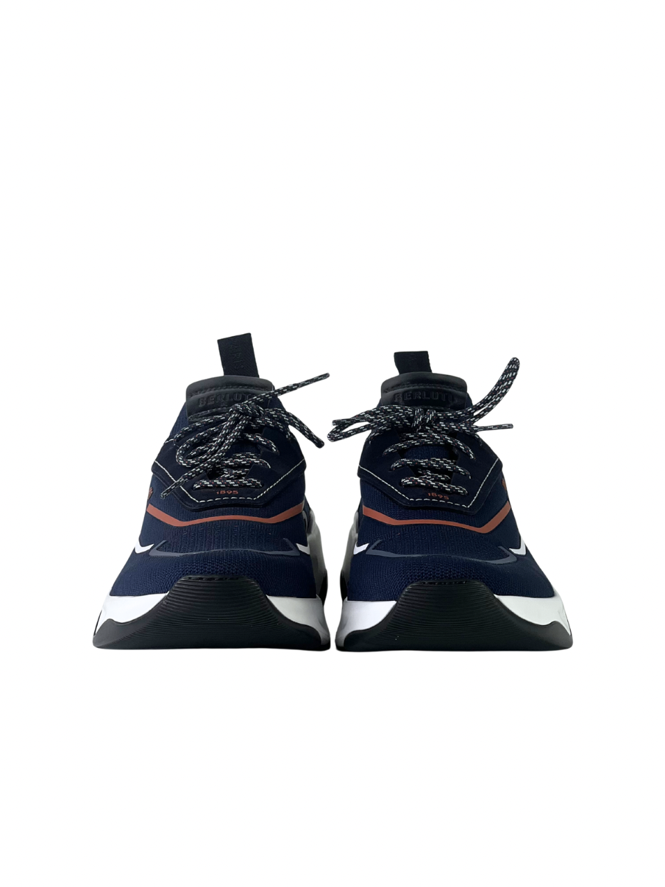 Berluti Shadow Knit & Leather Sneakers