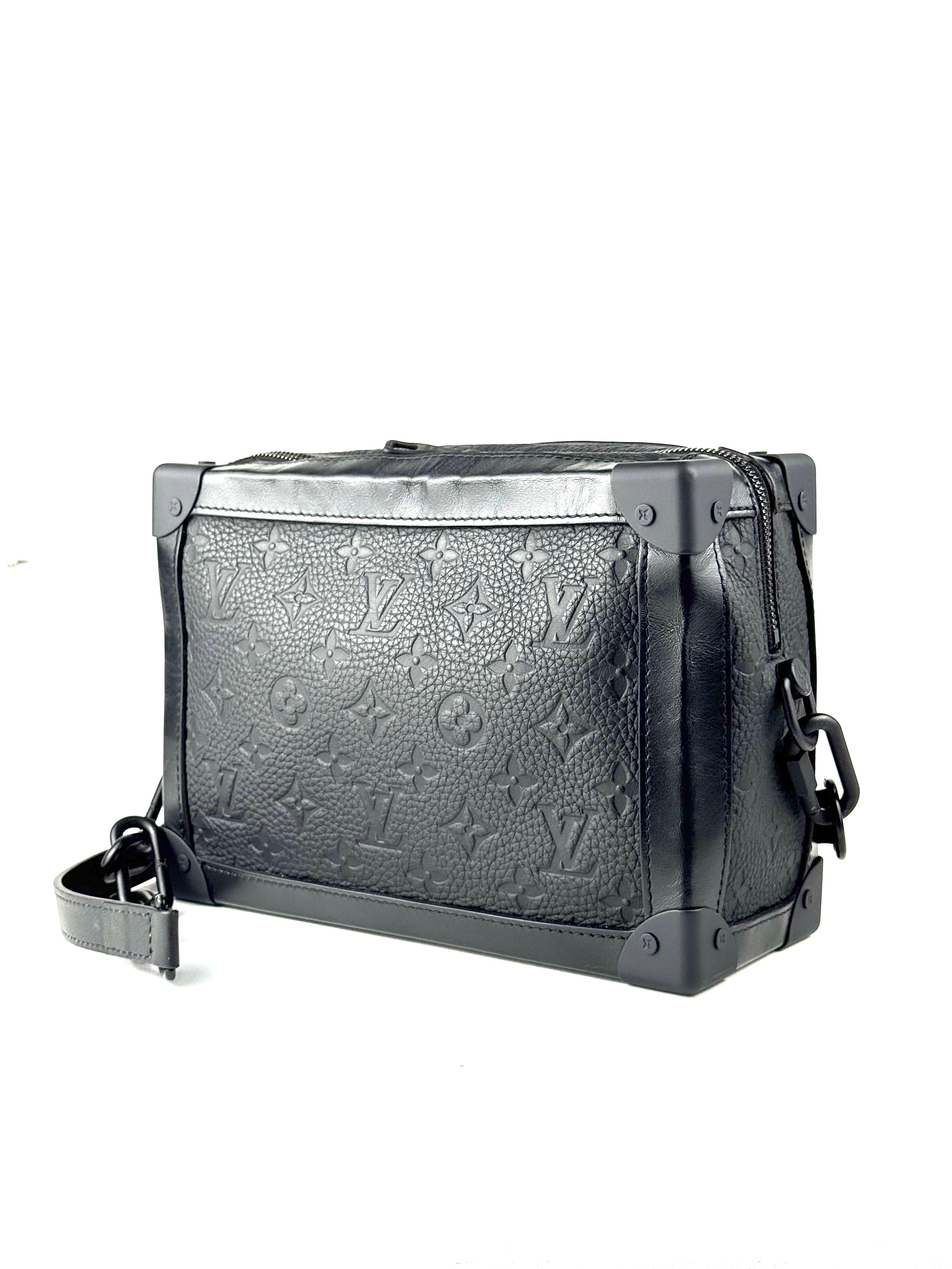 Louis Vuitton Monogram Taurillon Soft Trunk Box Messenger Bag (Microchip)