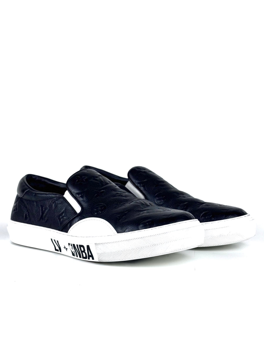 Louis Vuitton x NBA Monogram Black Taurillon Slip On