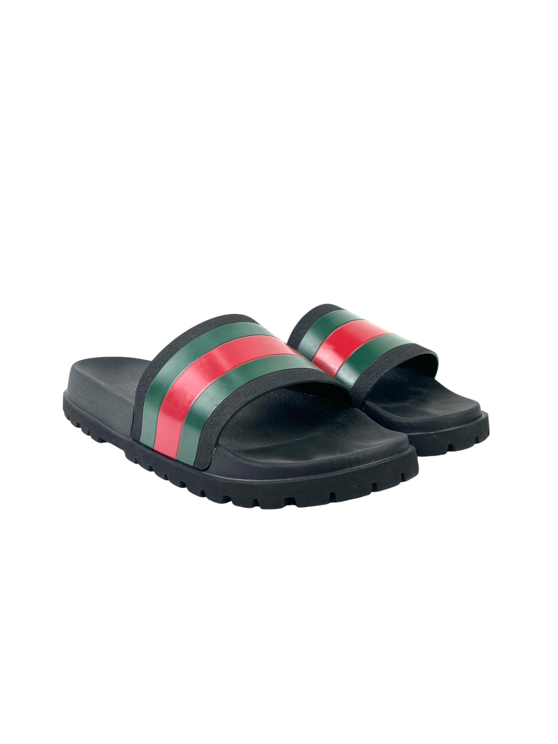 Gucci Track Rubber Black Slide
