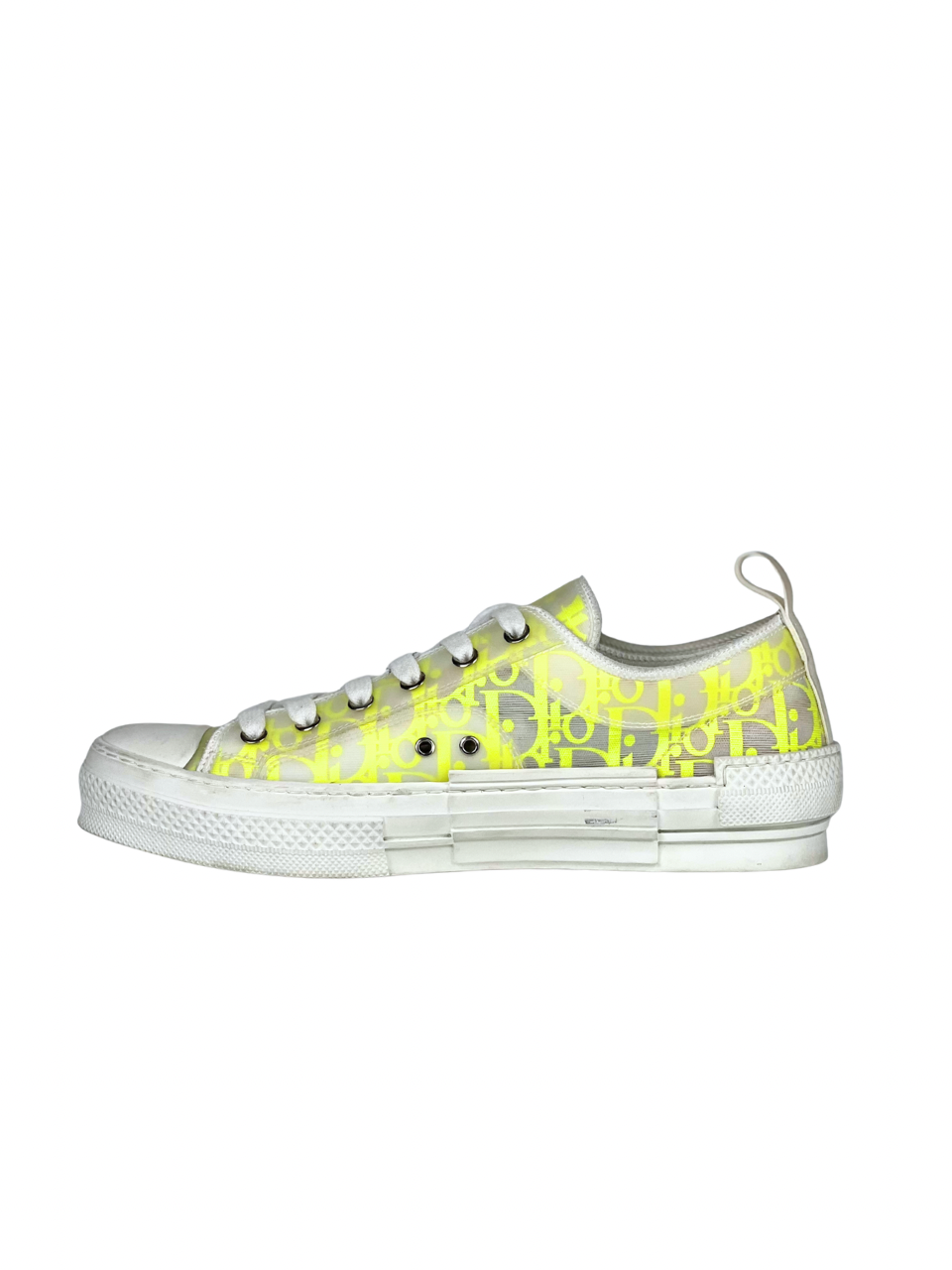 Christian Dior B23 Oblique Yellow Low Top Sneakers