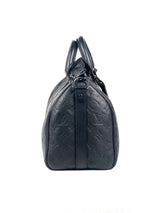 Louis Vuitton Taurillon Monogram Black 35 Keepall Bag 4
