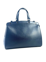 Louis Vuitton Epi Leather Blue Hand Bag 2