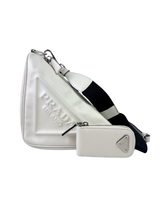Prada Triangle Calf Leather Shoulder Bag 1