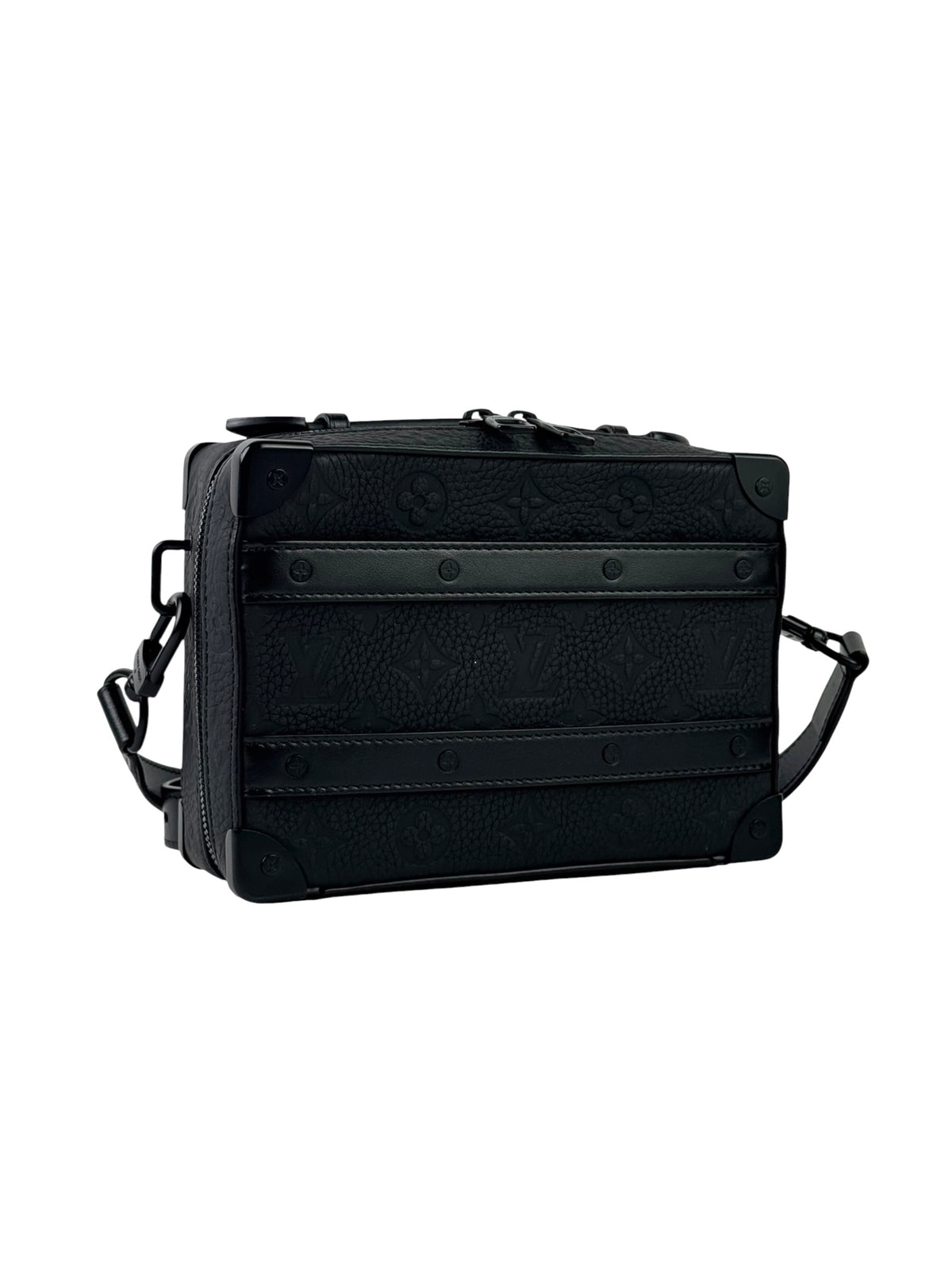 Louis Vuitton Monogram Taurillon Top Handle Trunk Messenger Bag