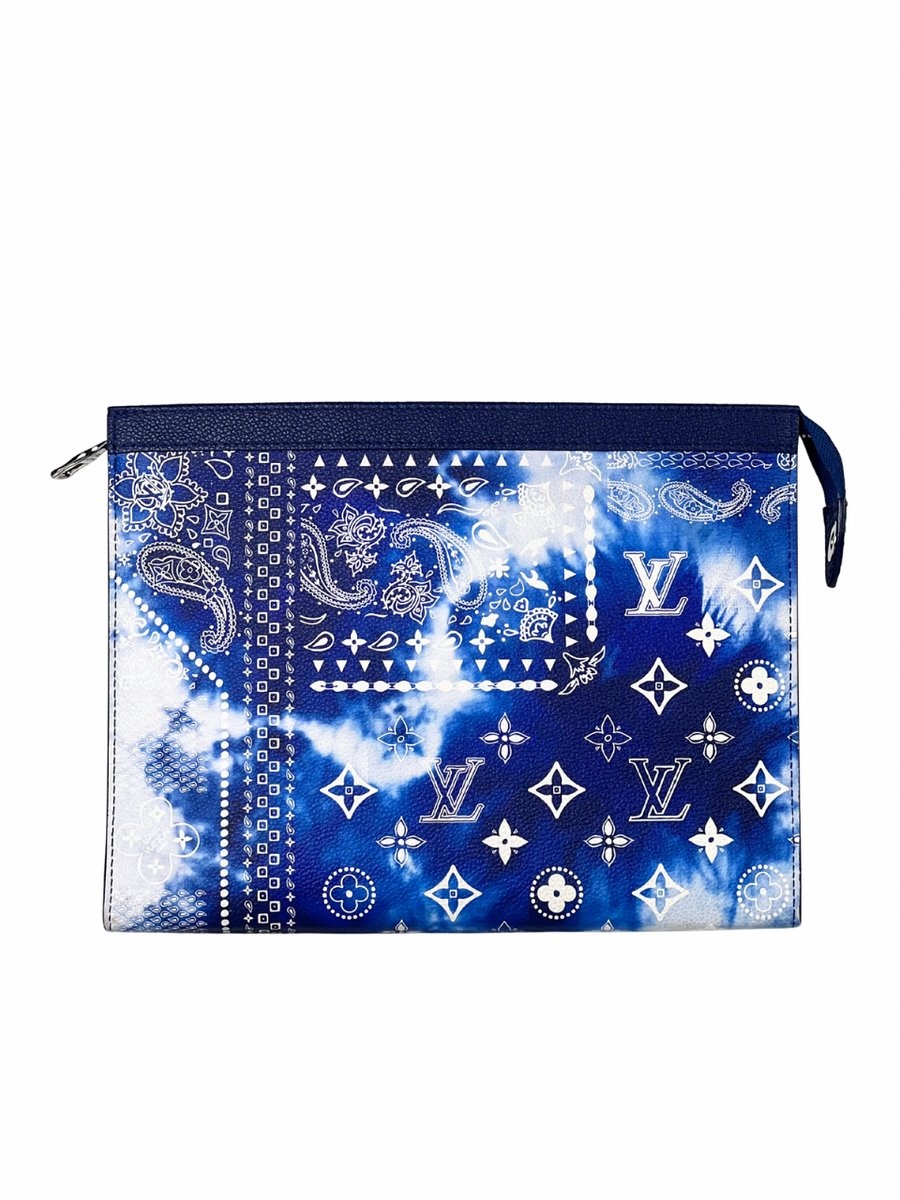 Louis Vuitton Bandana Monogram Leather Pochette Voyage