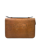 Berluti Scritto Itauba Brown Travel Clutch 6