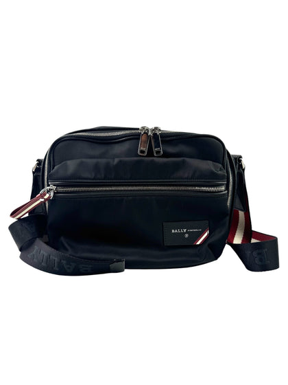 Bally Fiji Nylon Black Messenger Bag