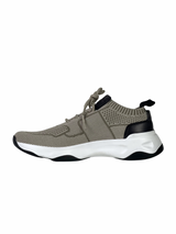 Berluti Knit Logo Beige Sneakers 3