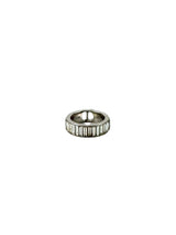 Christian Dior CD Icon and Crystals Silver Ring 4