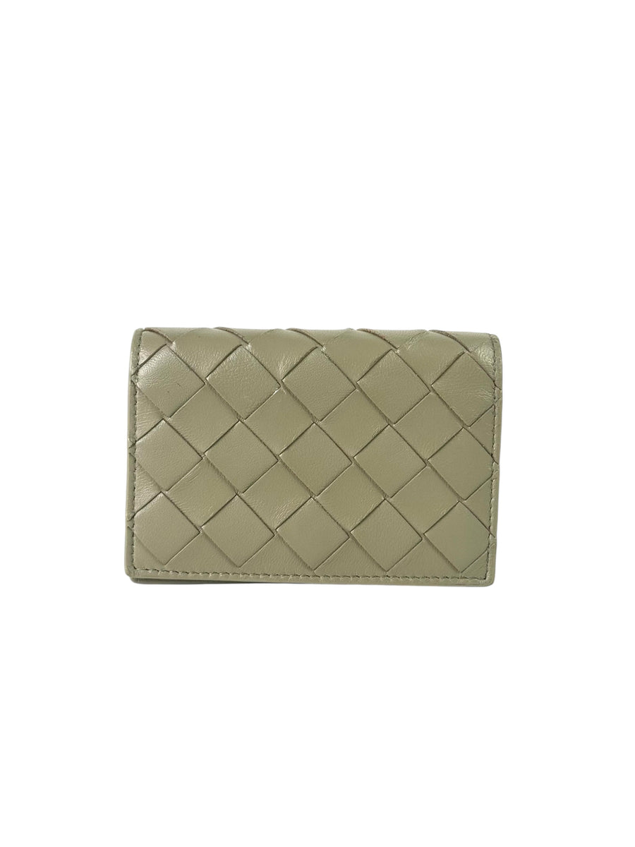 Bottega Veneta Intrecciato Flap Cardholder