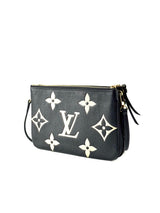 Louis Vuitton Monogram Empreinte Bicolor Double Zip Slingbag (Microchip) 3