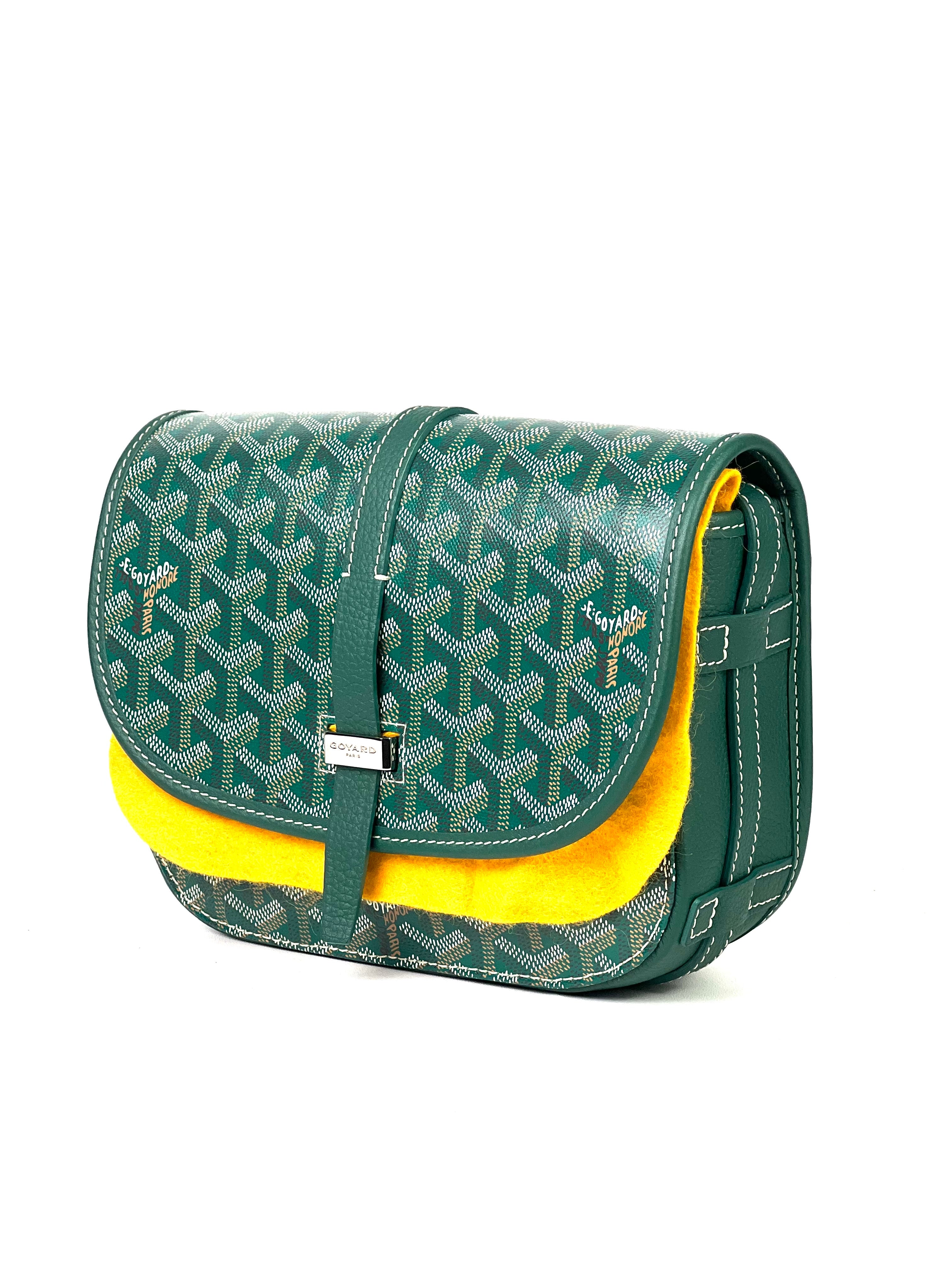 Goyard Belvédère PM Green Sling Bag