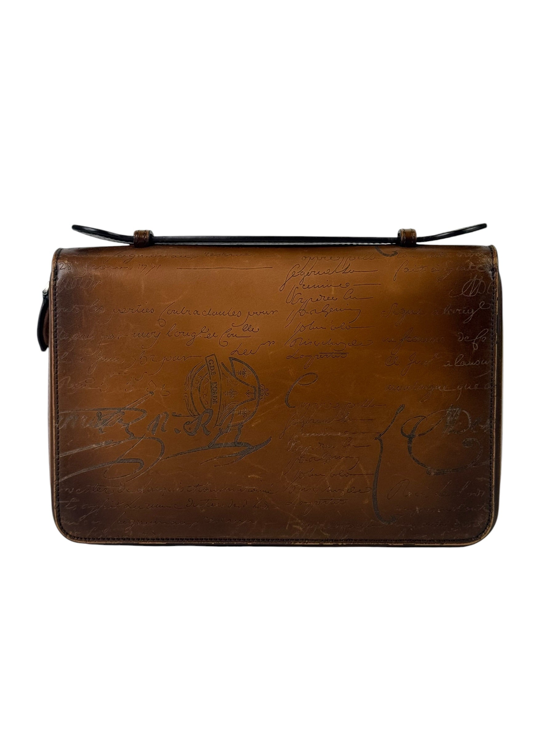Berluti Scritto Itauba Wide XL Cacao Wallet
