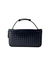 Bottega Veneta Intrecciato Black Zippy Travel Wallet 5