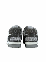 Louis Vuitton Trainer Denim Monogram Grey Sneakers 5