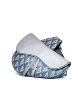 Christian Dior Saddle Diamond Grey Slingbag 3