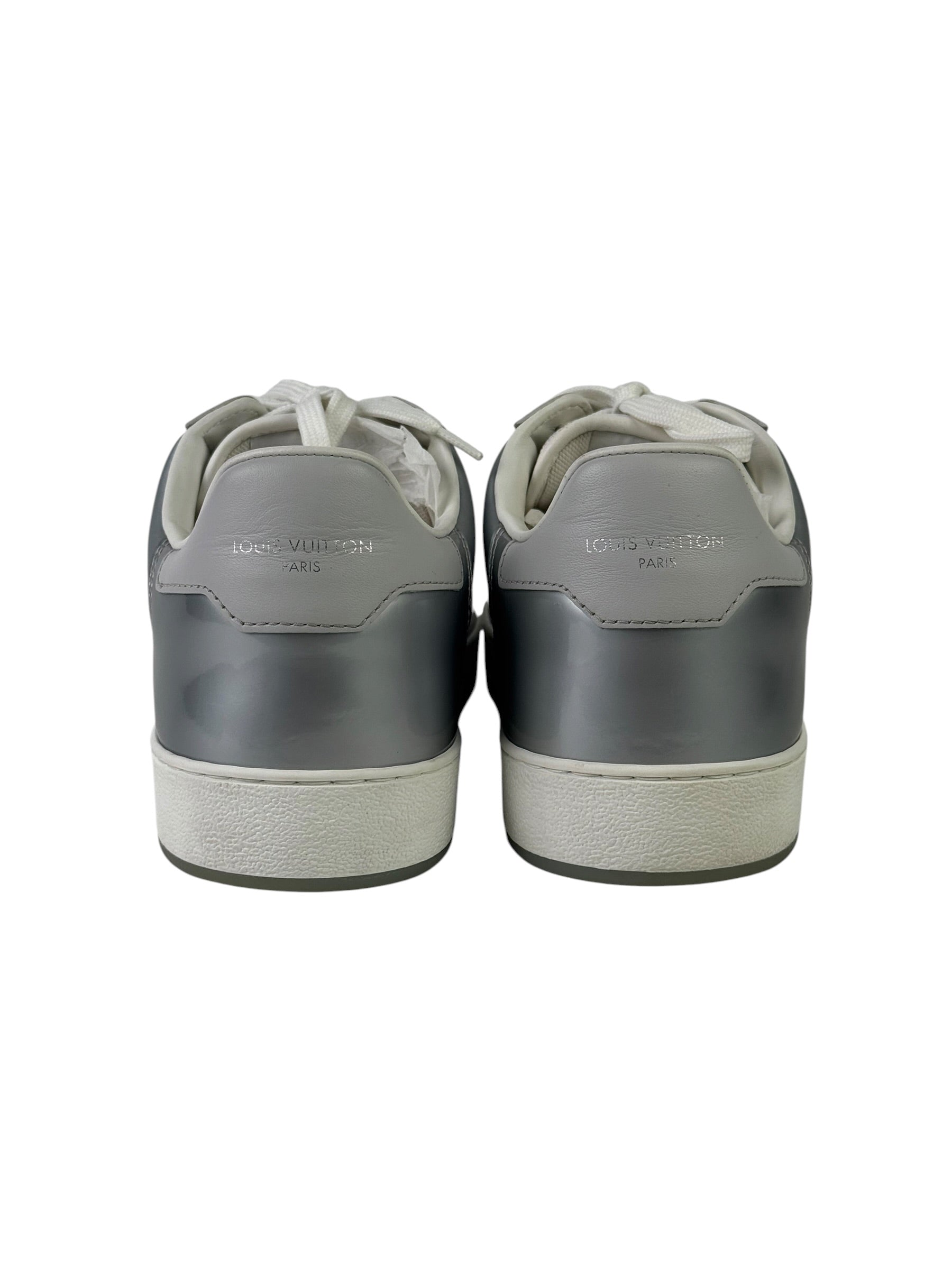 Louis Vuitton Silver Monogram Rivoli Sneakers