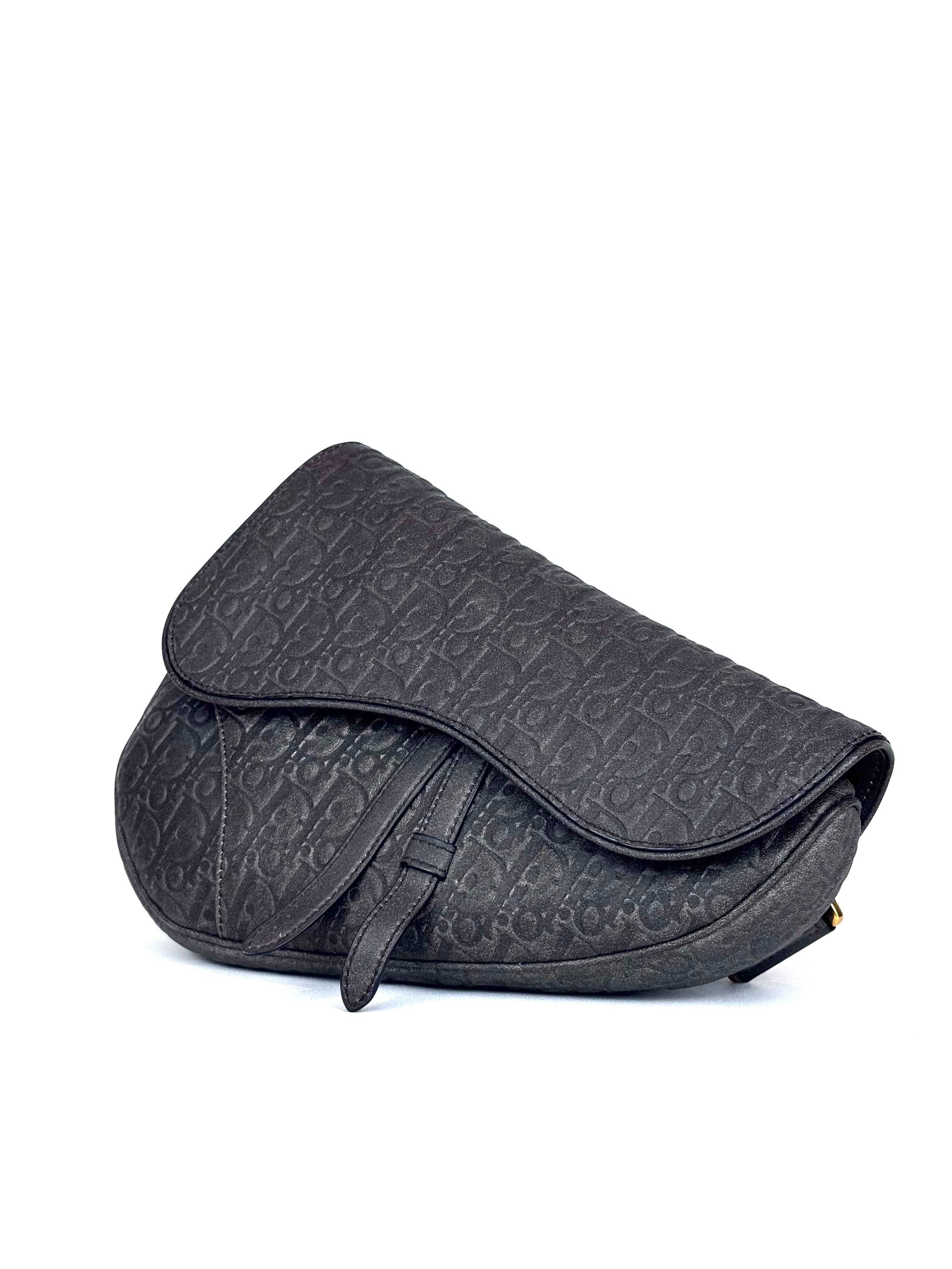 Christian Dior Wolf Soft Oblique Saddle Slingbag