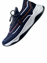 Berluti Shadow Knit & Leather Sneakers 6