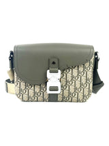 Christian Dior Oblique Jacquard Army Green Small Messenger Bag 1