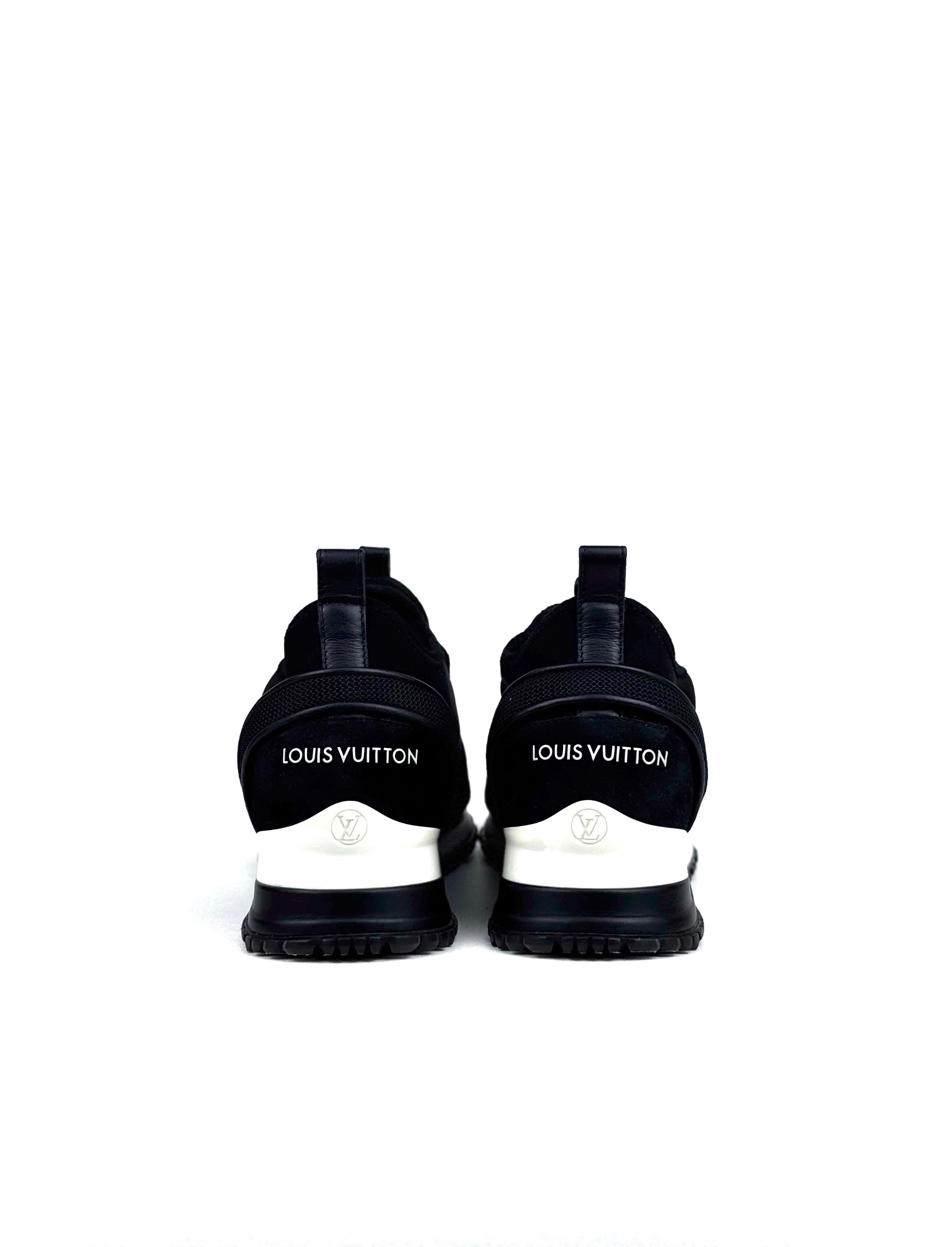 Louis Vuitton Runaway Logo Knit Black Sneakers