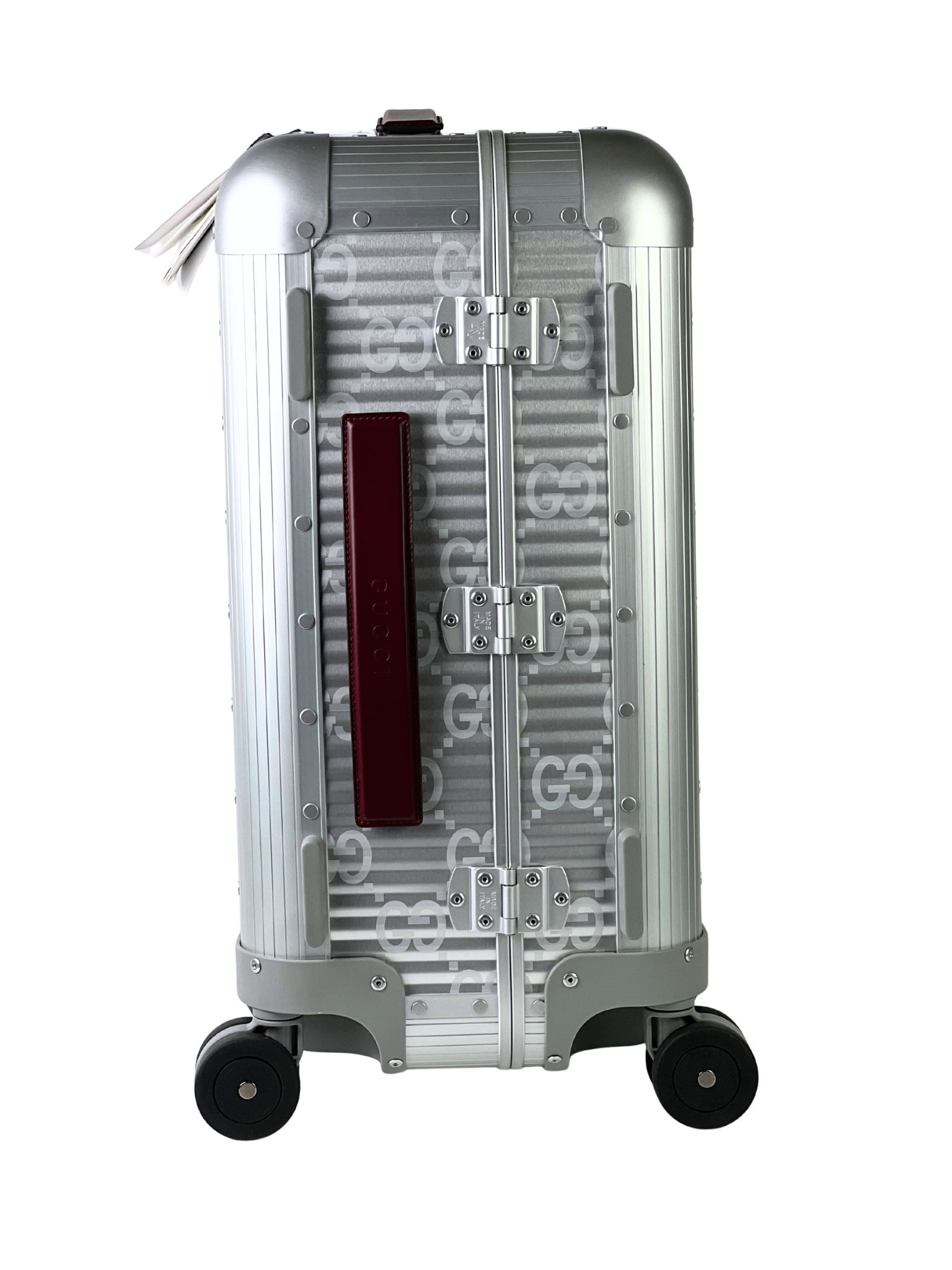 Gucci x FPM Aluminium Monogram Cabin Plus Trolley Luggage
