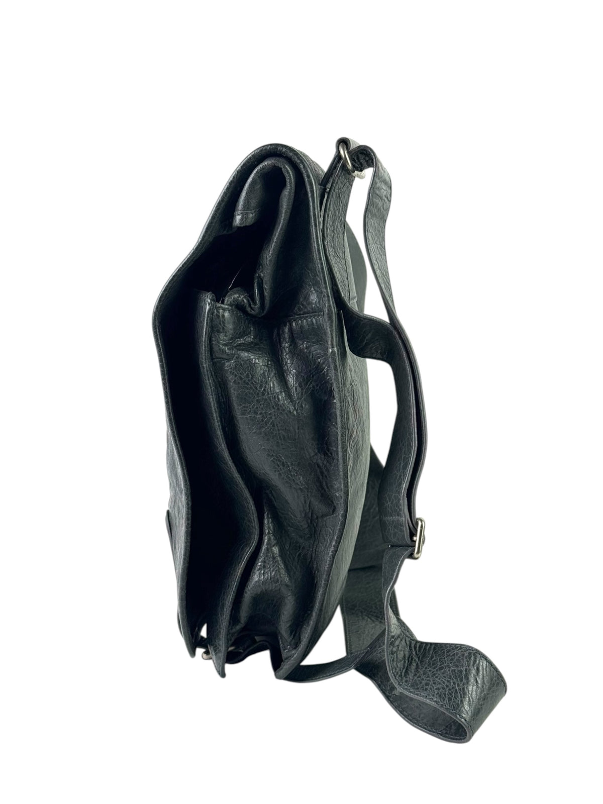 Balenciaga City Grey Leather Messenger Bag