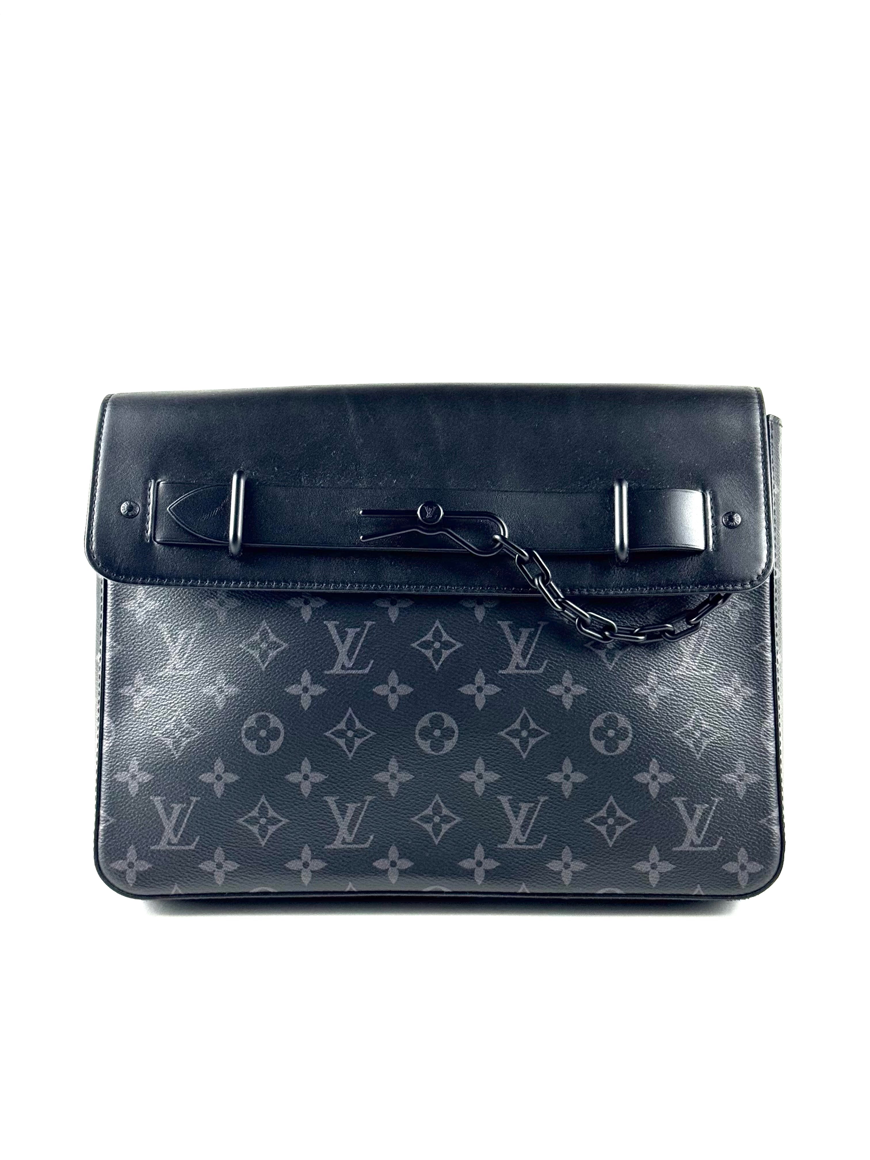 Louis Vuitton Steamer Eclipse Monogram Pochette