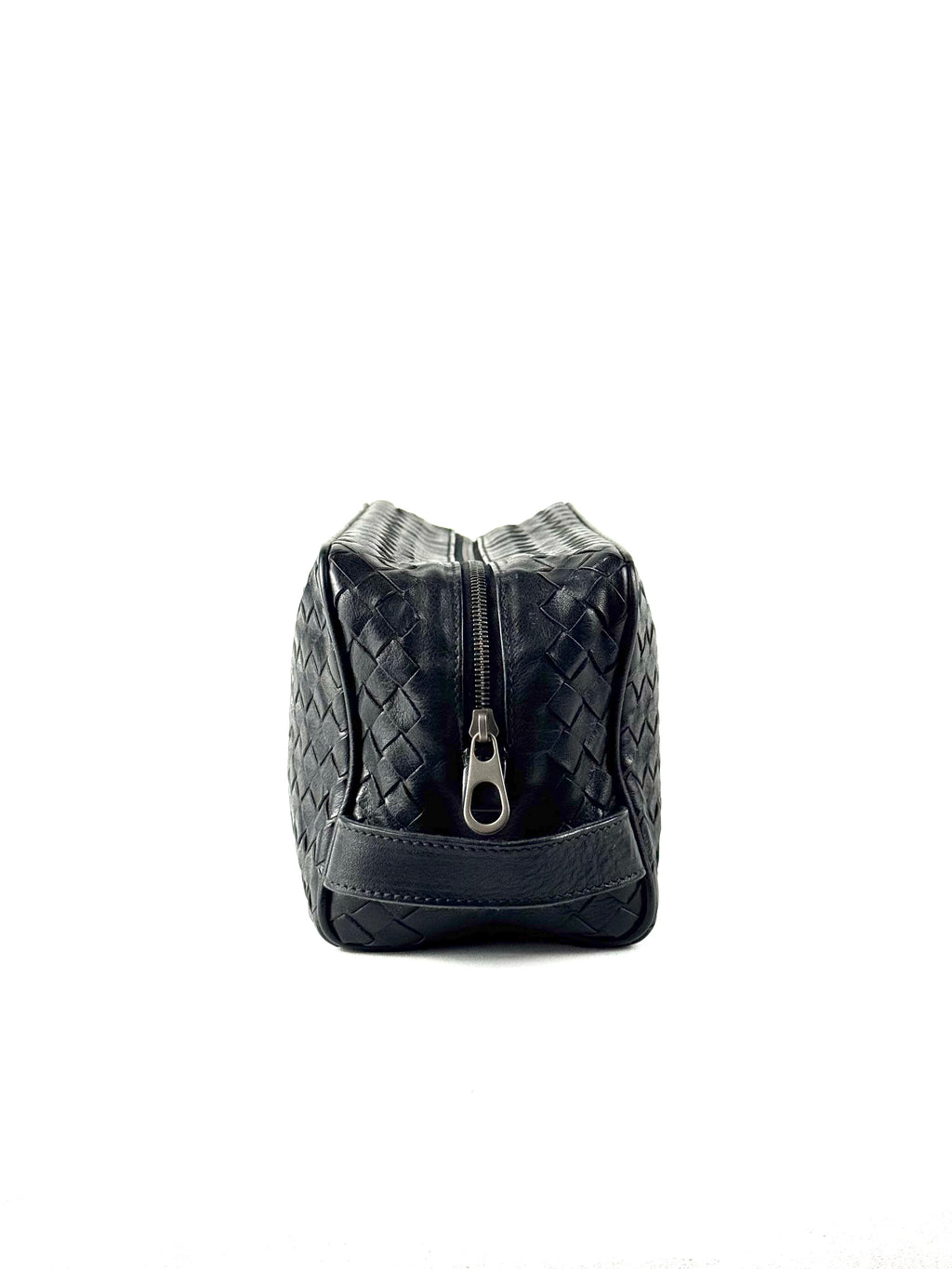Bottega Veneta Intrecciato Black Toiletry Pouch