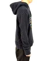 Gucci GG Distressed Logo Black Hoodie 2