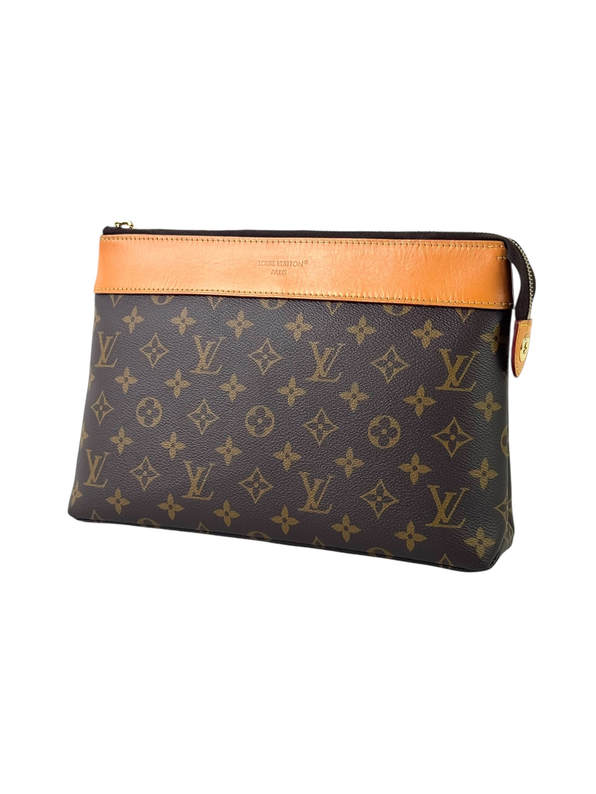 Louis Vuitton Monogram Macassar Souple Clutch