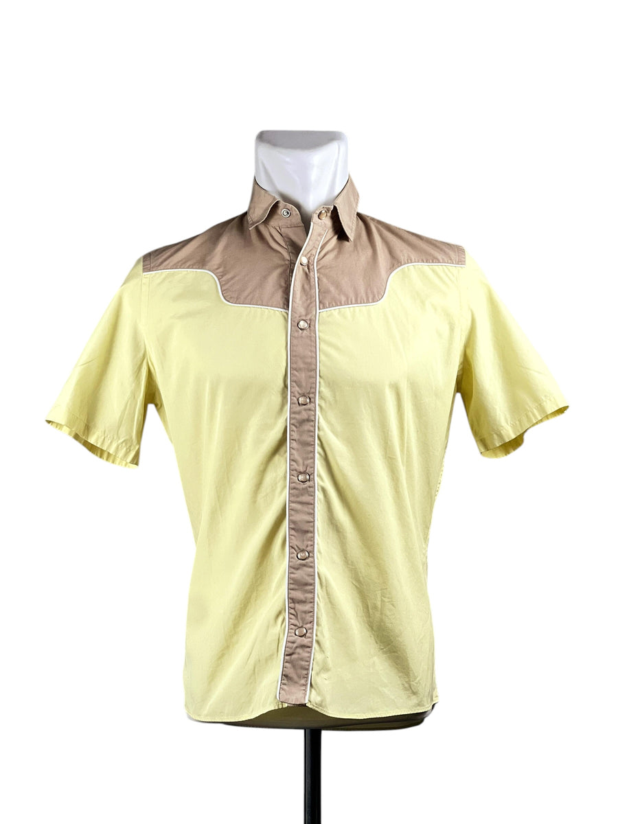 Prada Yellow Brown Shirt
