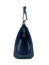 Louis Vuitton Epi Leather Blue Hand Bag 5