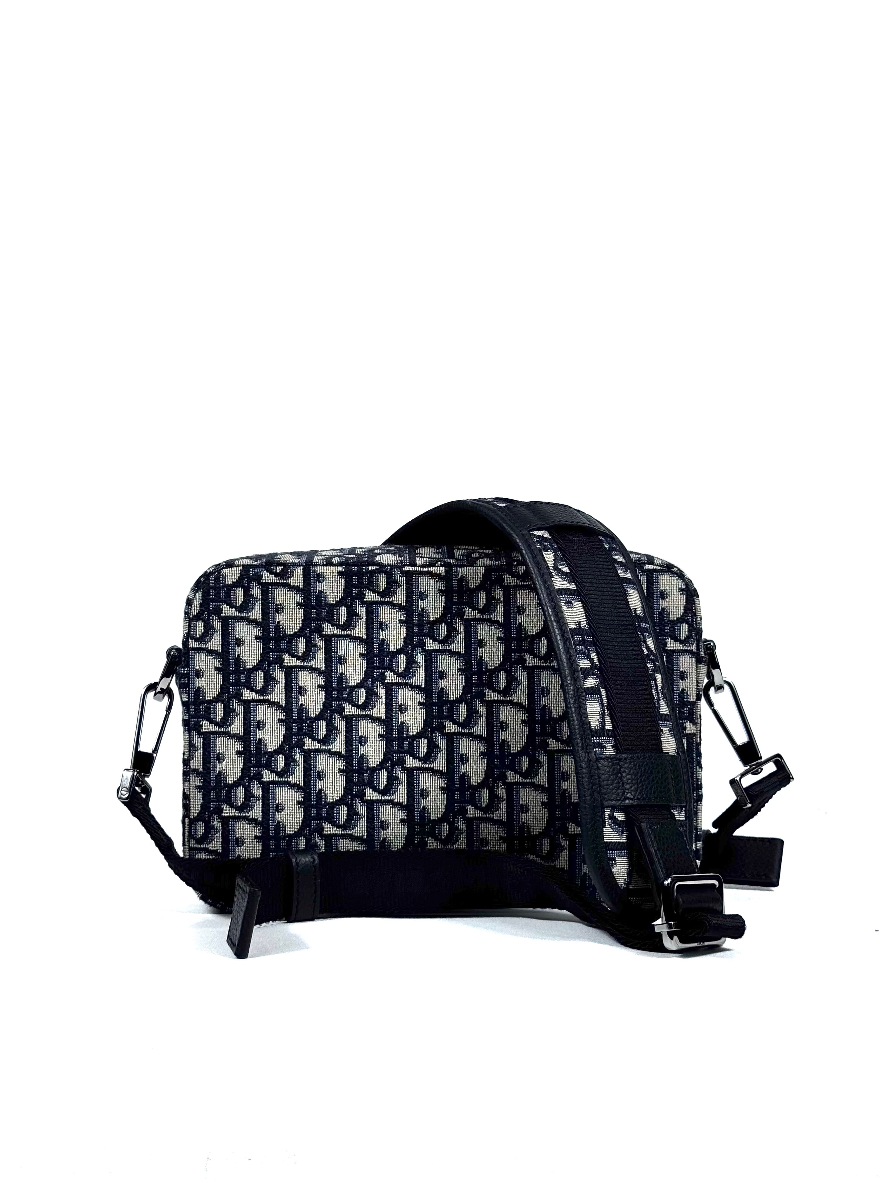 Christian Dior Oblique Jacquard Safari Messenger Bag
