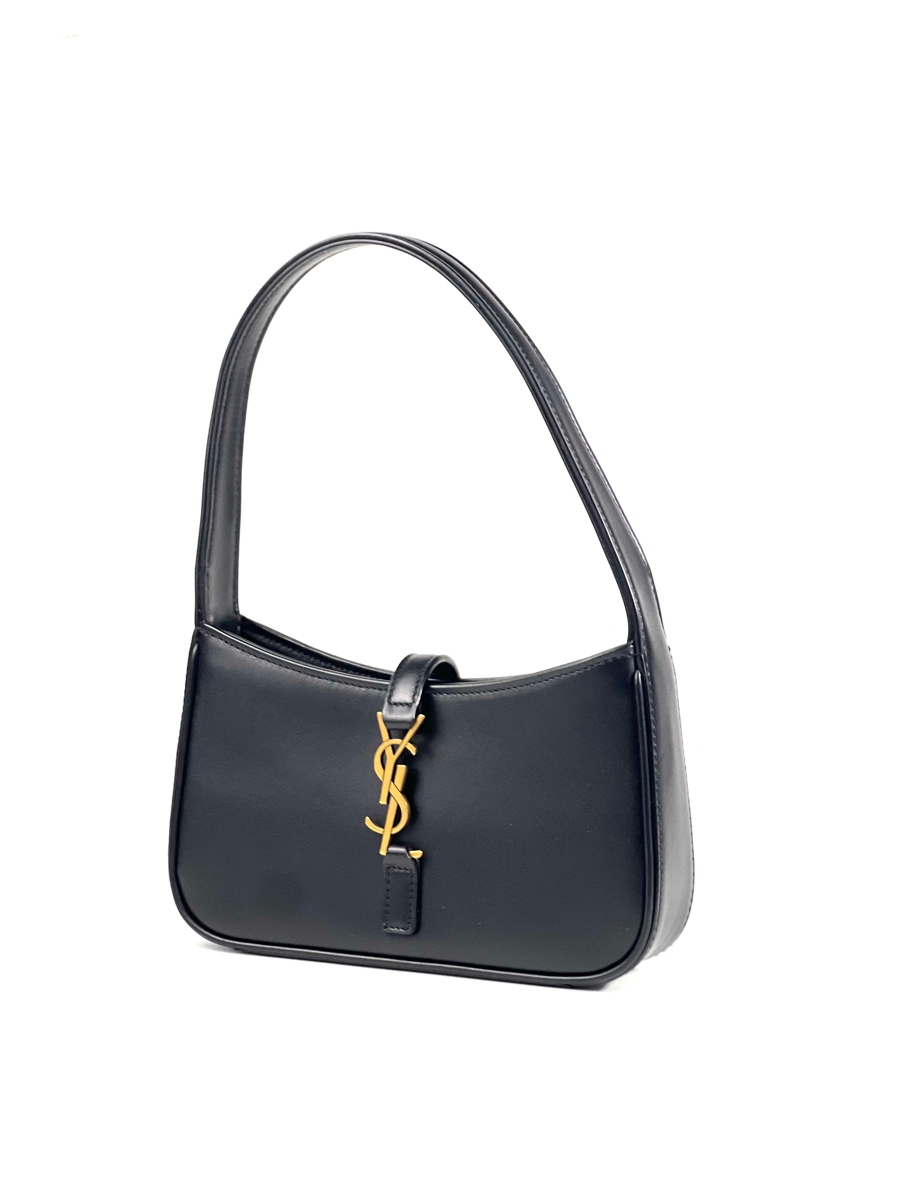 Saint Laurent Mini 5 À 7 Hobo Bag Leather