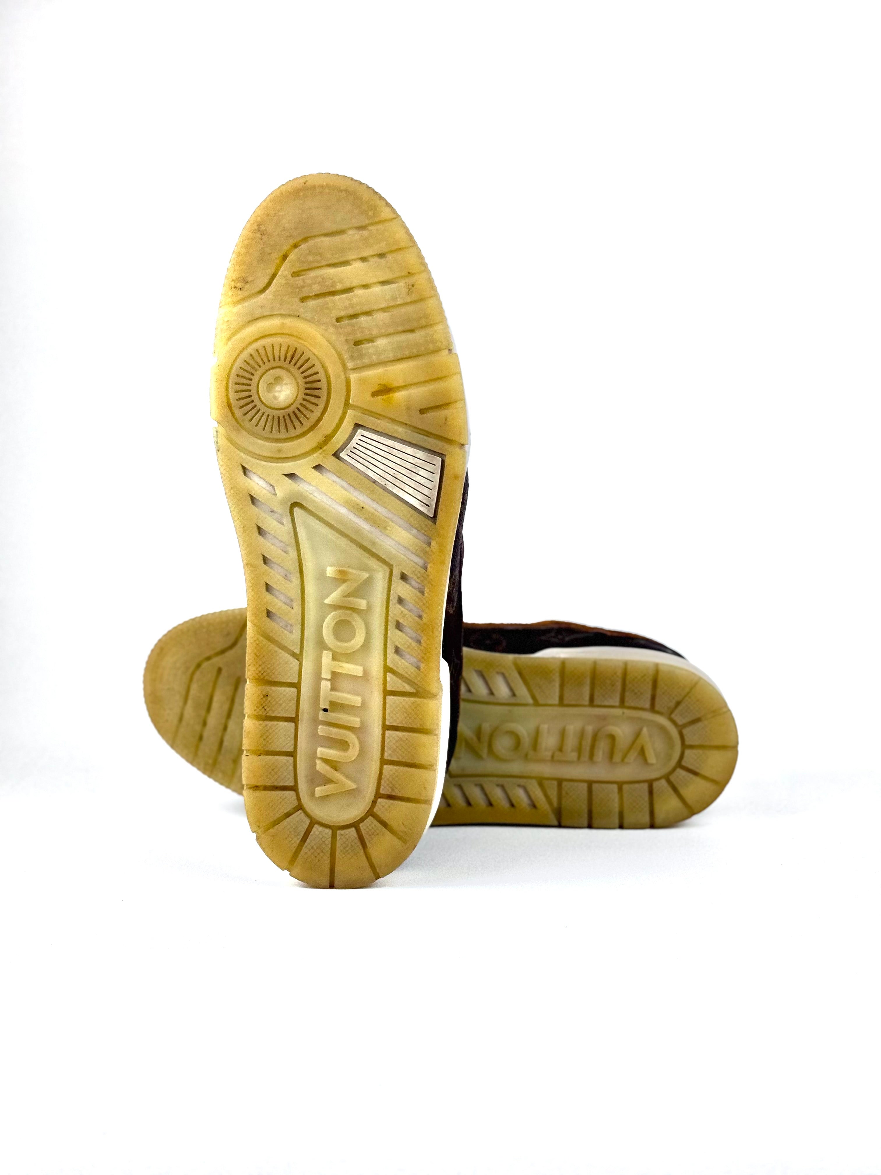 Louis Vuitton Maccasar Monogram Trainer Sneakers