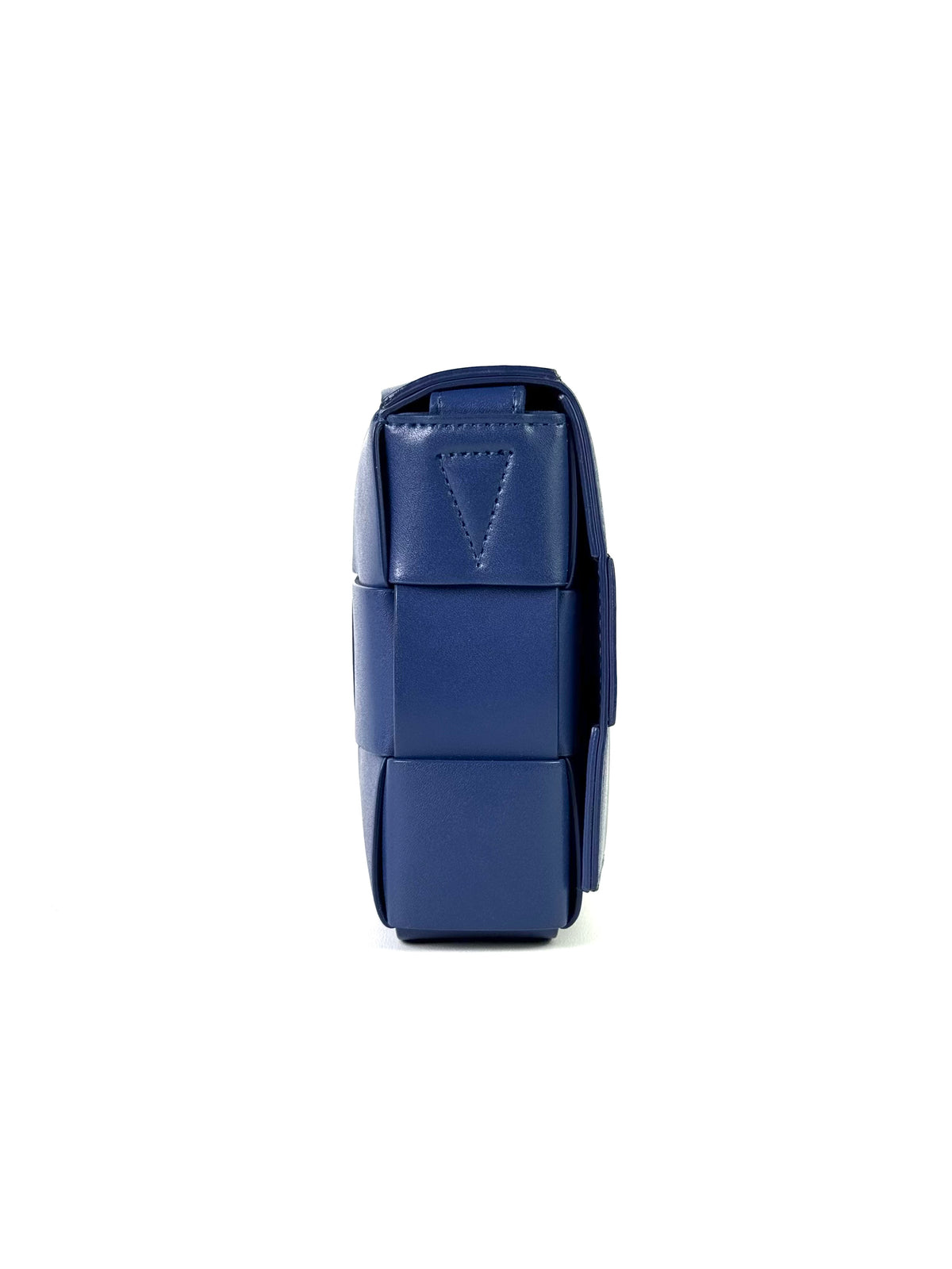 Bottega Veneta Navy Intrecciato Cassette Bag