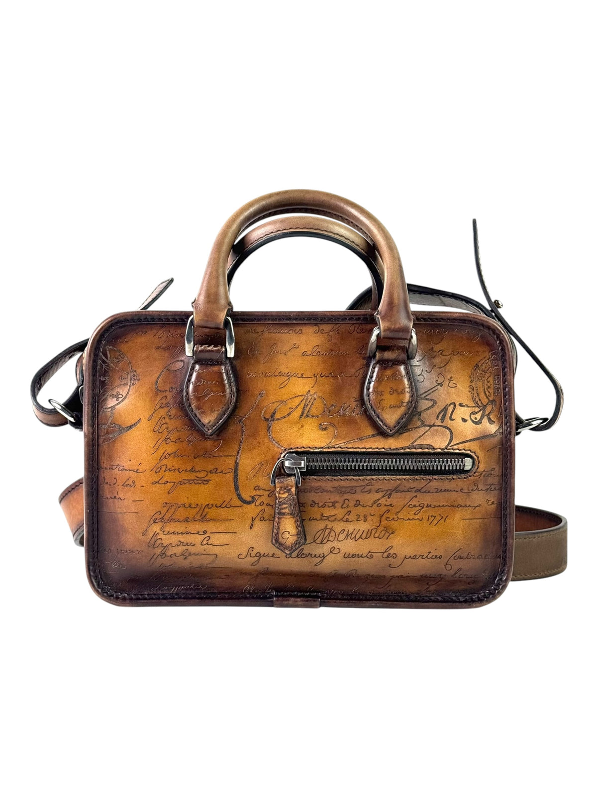Berluti Scritto Guliver Brown Messenger Bag