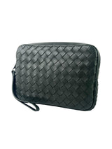 Bottega Veneta Intrecciato Khaki Clutch 3