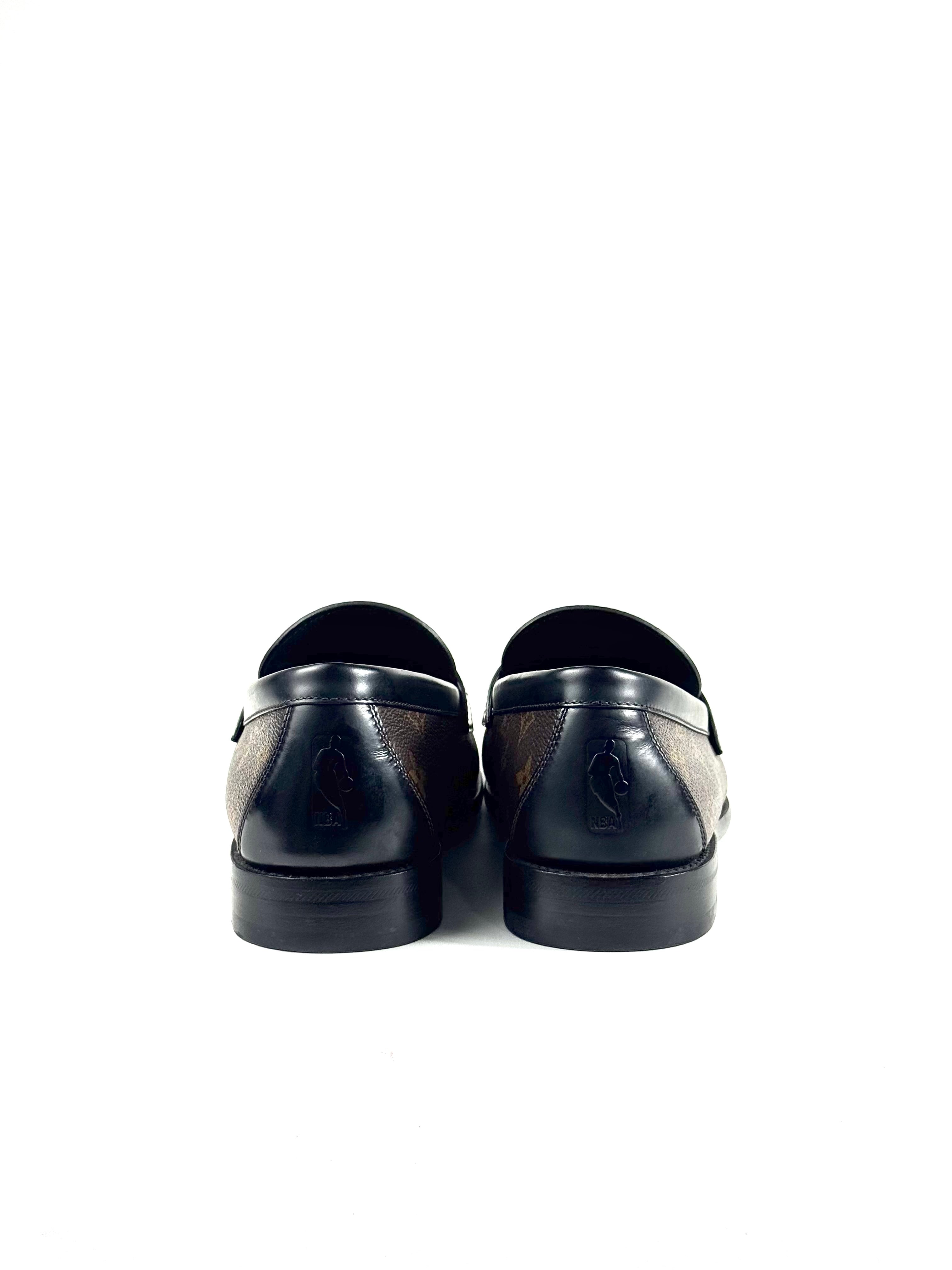Louis Vuitton x NBA Monogram Maccasar Major Loafers